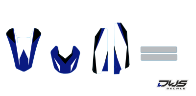 trimset Yamaha YZF 85 2002 2003 2004 2005 2006 2007 2008 2009 2010 2011 2012 2013 2014 Decals dekor design graphics aufklebe stickerset nummerset dws mx
