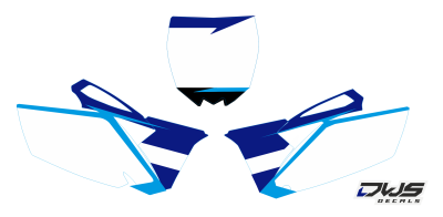 Nummerset Yamaha YZF 250 2010 2011 2012 2013 Model 2 Decals dekor design graphics aufklebe stickerset nummerset dws mx