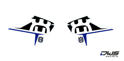 Radiaset Husqvarna TC 125 FC  250 350 450 FS 450 2016 Decals dekor design graphics aufklebe stickerset nummerset dws mx
