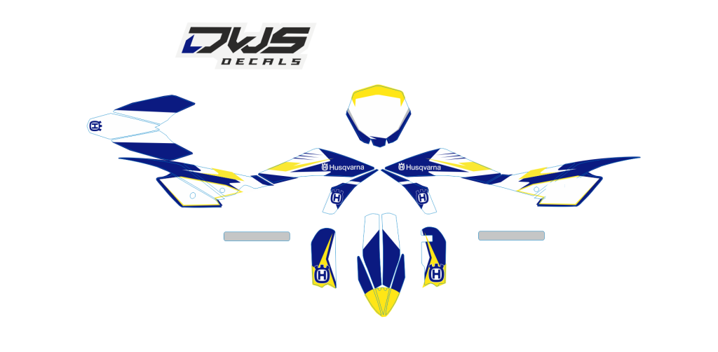 Complete Stickerset Husqvarna CR 65 2012 2013 Decals dekor design graphics aufklebe stickerset nummerset dws mx
