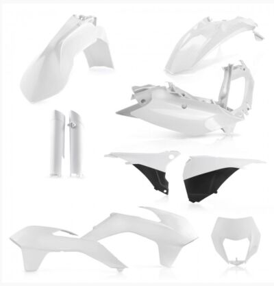 KTM plastics EXC EXC-F 2012 2013 White