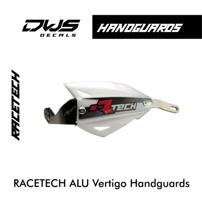 RACETECH ALU Vertigo Hanguards dws decals handkappen handkap