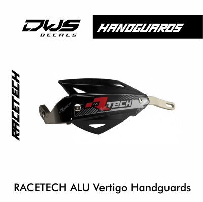 RACETECH ALU Vertigo Hanguards dws decals handkappen handkap