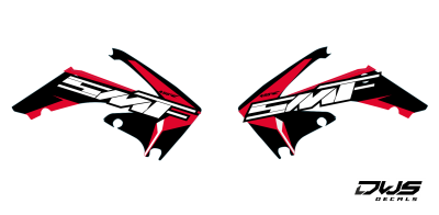 SMF Honda CRF 450 supermofools 2010 DWS decals decore graphics graphix mx decals