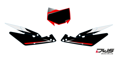 Numberset Aprillia SXV 450 550 Enduro complete stickerset decore decal set decal kit aufklebe nummerset trimset radiaset radiotor scoops front fender fork protectors rear fender kotflugel mx graphics dws decals nummern