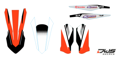 Trimset KTM SX-F SX 125 150 250 350 450 2016/2018 Model 26