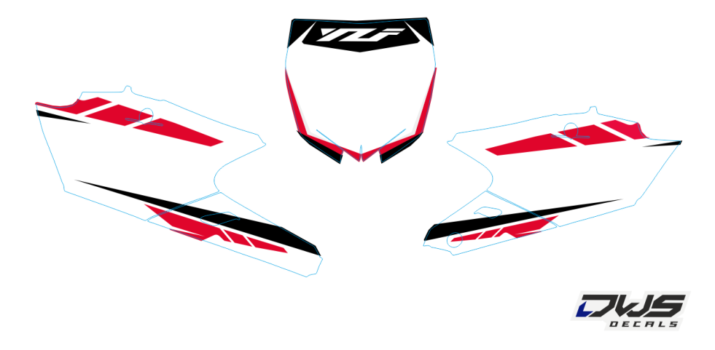 Nummerset Yamaha YZF 250 450 2014/2017 Model 7