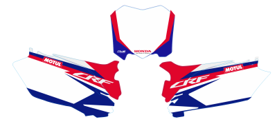 Nummerset Honda CRF 450 2009 2010 2011 2012 Honda CRF 250 2010 2011 2012 2013 rood model 2Decals dekor design graphics aufklebe stickerset nummerset dws mx