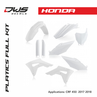 Honda plastics CRF 450 RX 2017 2018 2019 replica acerbis dws decals