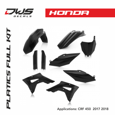 Honda plastics CRF 450 RX 2017 2018 2019 replica acerbis dws decals