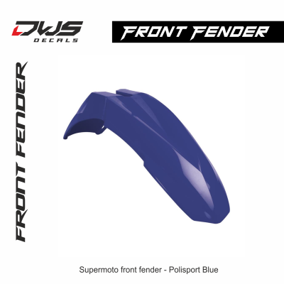 polisport frontfender smf dws decals Blue Blauw