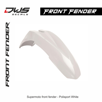 polisport frontfender smf dws decals white wit