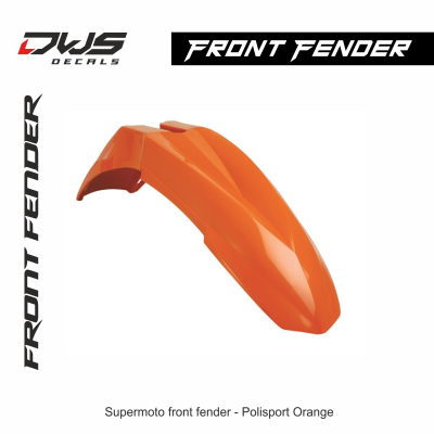 polisport frontfender smf dws decals orange oranje