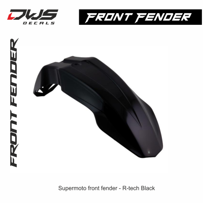 Racetecht rtech frontfender smf dws decals black zwart