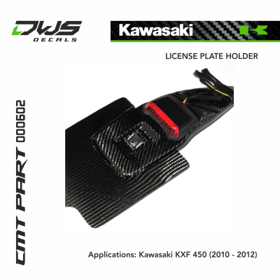 Kawasaki CMT License Plate Holder