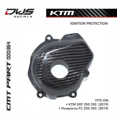 ktm carbon carbonnen ignition protection ontstelings deksle cover cmt dws COD #: 000364 FITS ON • Husqvarna FC 350 (2019) • Husqvarna FC 250 (2019) • KTM SXF 250 (2019) • KTM SXF 350 (2019) WEIGHT 20 g decals