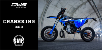 SMF supermofools Crashking 2018 blue medal ktm exc 125 250 350 450 2017 2018 2019 dws decals front fender supoermoto supermotard side panel s fork protectors radiator shrouds blue ltm plastic rear fender swingarm decals 