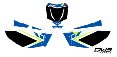nummers nummern Tm SMX 300 - 250 FI - 450 FI -530 FI 4T 2015 2016 2017 2018 Model 6 dws decals Gehele stickerset bestaande uit - Radiaset (4 delig) - Nummerset (10 delig) - Trimset 6 delig) Complete decalkit TM SMX 300 - 250 FI - 450 FI -530 FI 4T 2015 20