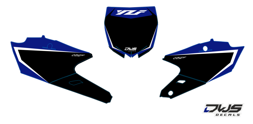 Nummerset Yamaha YZF 250 450 2014/2017 Model 8