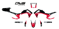 Honda CRF 450 2013/2016 Honda CRF 250 2014/2017 Model 11 stickerset decore aufklebe decals dws decals mx enduro supercross superbiker southpants zuidbroek side panele radiator shrouds front fender rear fender swingarm 