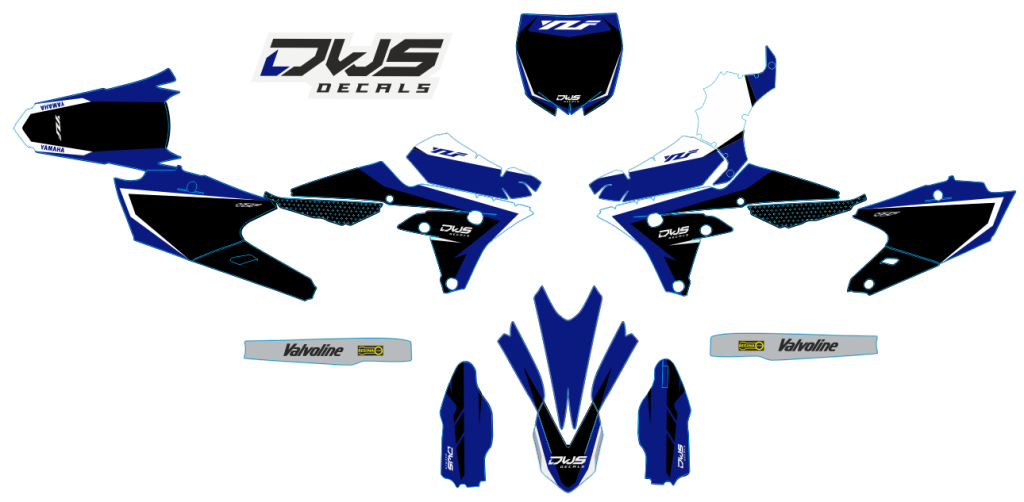 Yamaha YZF 250 450 2014/2017 Model 8 Set