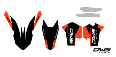 Trimset KTM SX - SXF 2007 2010 model 4