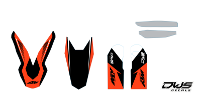 Trimset KTM SX - SXF 2007 2010 model 5