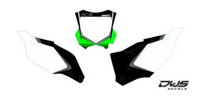 Nummerset Kawasaki KXF 450 2019 Model 1