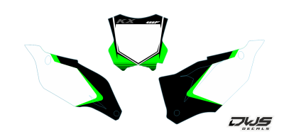Nummerset Kawasaki KXF 450 2019 Model 2