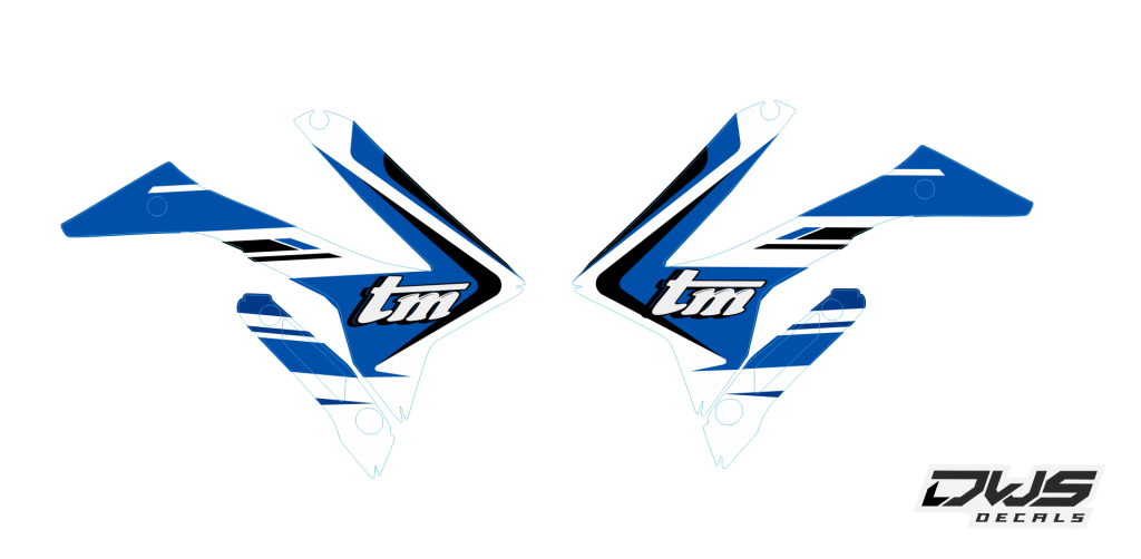 Tm SMX 300 - 250 FI - 450 FI -530 FI 4T 2015 2016 2017 2018 Model 6 dws decals Gehele stickerset bestaande uit - Radiaset (4 delig) - Nummerset (10 delig) - Trimset 6 delig) Complete decalkit TM SMX 300 - 250 FI - 450 FI -530 FI 4T 2015 2016 2017 2018 Mod