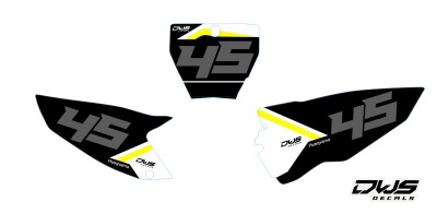 Complete Stickerset Husqvarna TC 125 FC 250 350 450 2014 2015 Model 2 Set Decals dekor design graphics aufklebe stickerset nummerset dws mx