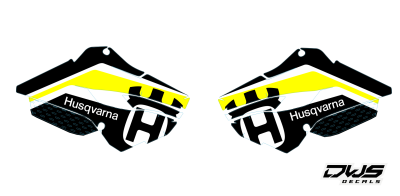 Complete Stickerset Husqvarna TC 125 FC 250 350 450 2014 2015 Model 2 Set Decals dekor design graphics aufklebe stickerset nummerset dws mx