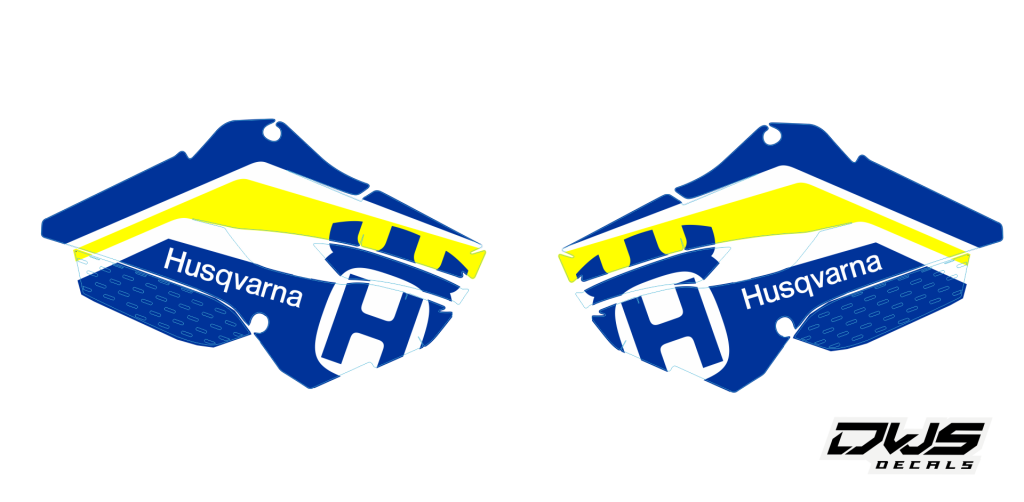 Complete Stickerset Husqvarna TC 125 FC 250 350 450 2014 2015 Model 2 Set Decals dekor design graphics aufklebe stickerset nummerset dws mx