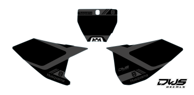 Nummerset decal stickerset Husqvarna TC 125 FC 250 350 450 FS 450 2016 2017 2018 Decals dekor design graphics aufklebe stickerset nummerset dws mx side panel front dender rear fender kotflugel supermotard superbiker supermoto nummern
