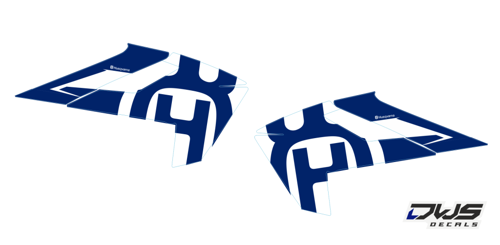 Radia  stickerset Husqvarna TC 125 FC 250 350 450 FS 450 2016 2017 2018 Decals dekor design graphics aufklebe stickerset nummerset dws mx side panel front dender rear fender kotflugel supermotard superbiker supermoto nummern