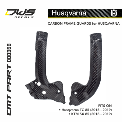 CARBON FRAME GUARDS for HUSQVARNA TC 85 2018 - 2019