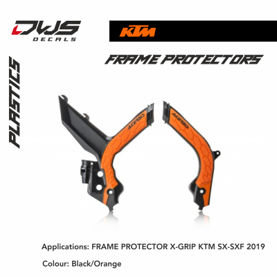 Frame protectors Acerbis KTM 2019 DWS DECALS CROSS PROTECTION 
