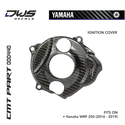 CARBON IGNITION COVER for YAMAHA WRF 250 2016 - 2017 - 2018 - 2019  COD #: 000440 FITS ON • Yamaha WRF 250 (2016 - 2019) WEIGHT 50 g DESCRIPTION Carbon ignition cover of carbon for Yamaha WRF 250 2016 - 2017 - 2018 - 2019. DWS DECALS
