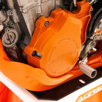 ACERBIS: PLASTICS - KTM - ENGINE PROTECTORS X-POWER KIT PROTECTOR KTM SXF 450 16/18 - HUSQ FC 450 16/18 - ORANGE dws decals acerbis