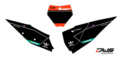 Nummerset KTM SX SX-F 125 150 250 350 450 2019 2020 model 12