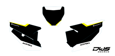 Husqvarna TC 125 FC 250 350 450 2019 model 4 set 