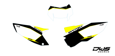husaberg fe 350 te 350 2013 2014 2015 2016 2017 2018 dws decals aufklebe decore decals mx dirtbike supermoto superbiker stickers high tack cross nummerset number nummern side panels