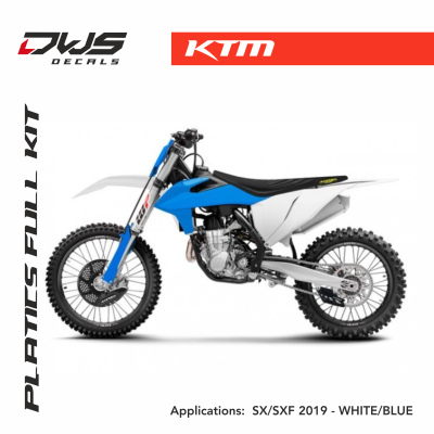 Acerbis ktm sx sxf plastic dws decals