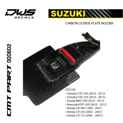 CARBON LICENSE PLATE HOLDER