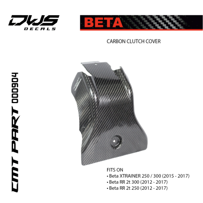 CARBON CLUTCH COVER for BETA XTRAINER 250 / 300 2015 - 2016 - 2017