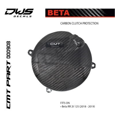 CARBON CLUTCH PROTECTION for BETA RR 2T 125 2018 - 2019