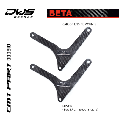 CARBON ENGINE MOUNTS for BETA RR 2T 125 2018 - 2019