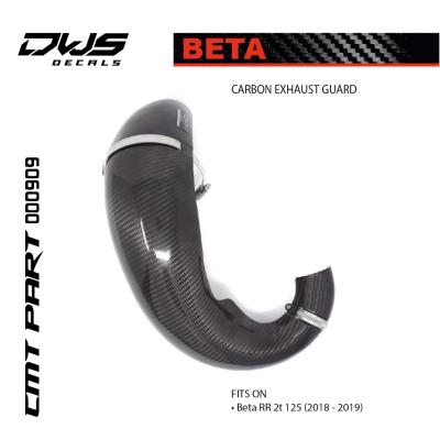 CARBON EXHAUST GUARD for BETA RR 2T 125 2018 - 2019