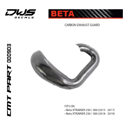CARBON EXHAUST GUARD for BETA XTRAINER 250 / 300 2015 - 2016 - 2017