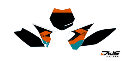 Nummerset KTM SX 85 2013 2014 2015 2016 Model 3 Decals dekor design graphics aufklebe stickerset nummerset dws mx